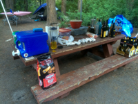 Camp Site Table
